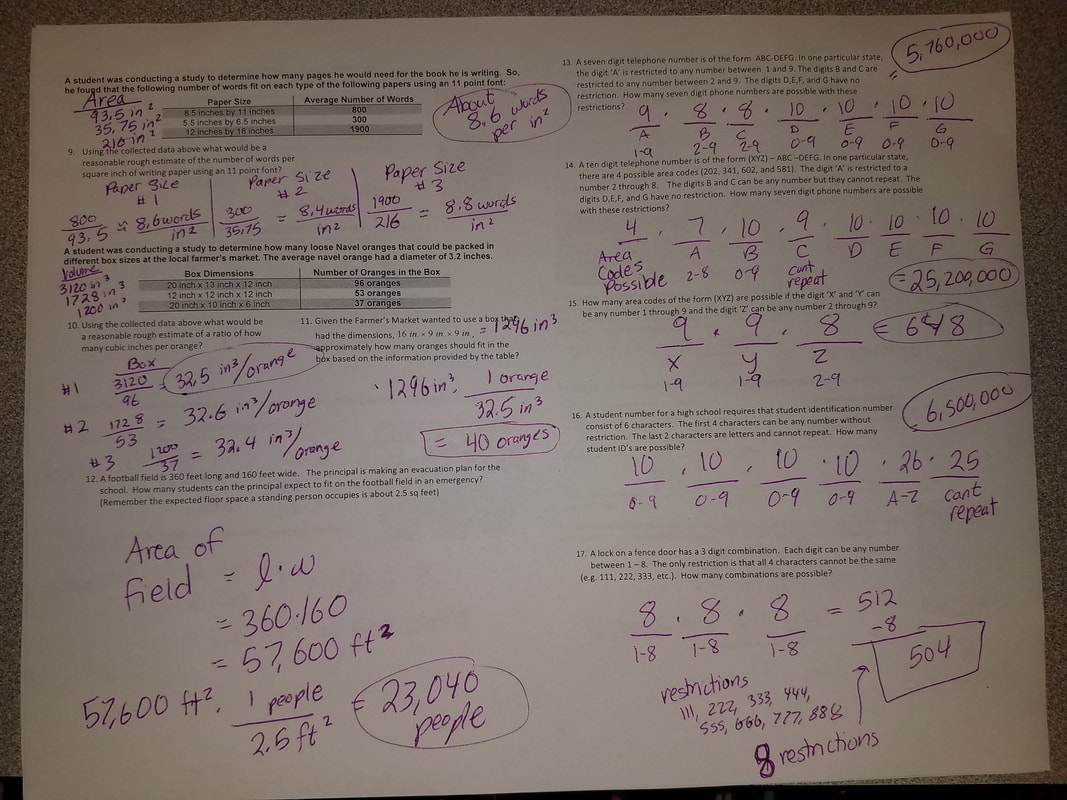 Category Unit 1 Analyzing Numerical Data Ms Harrison s Math Pages